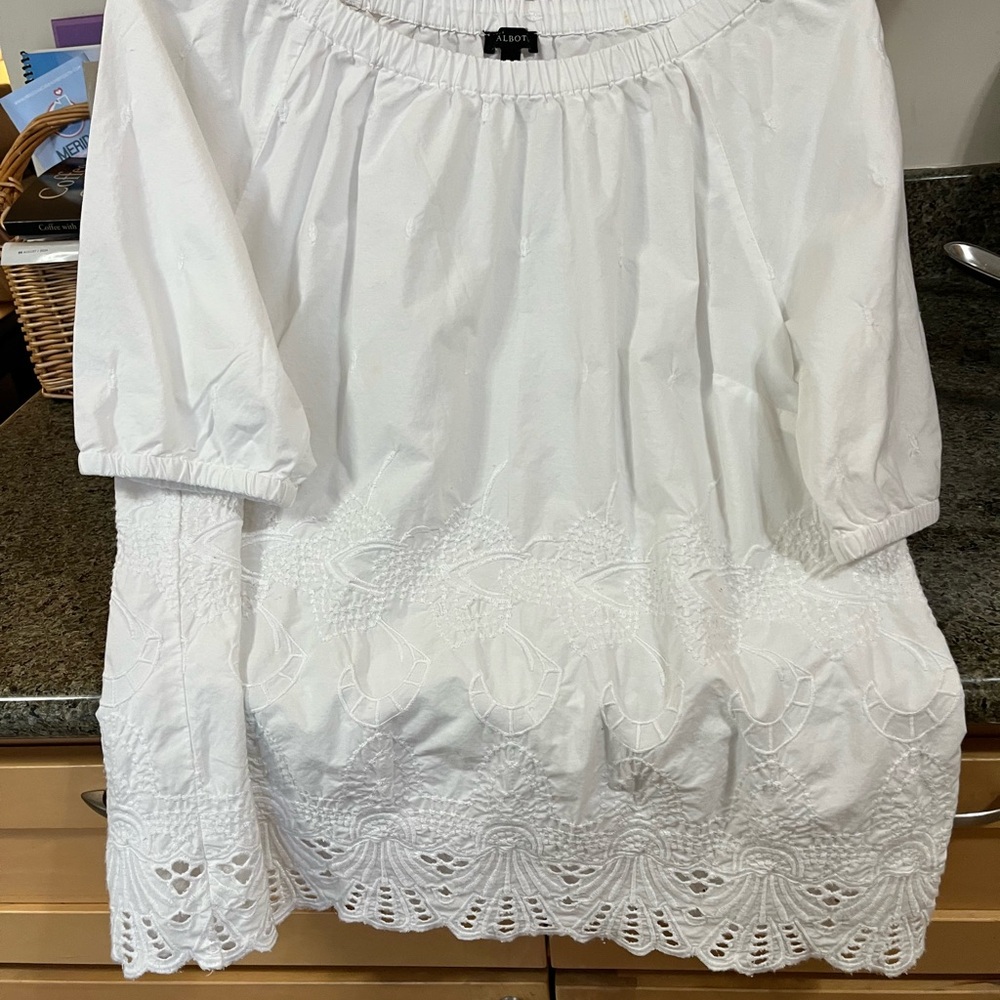 Elegant White Women's Top